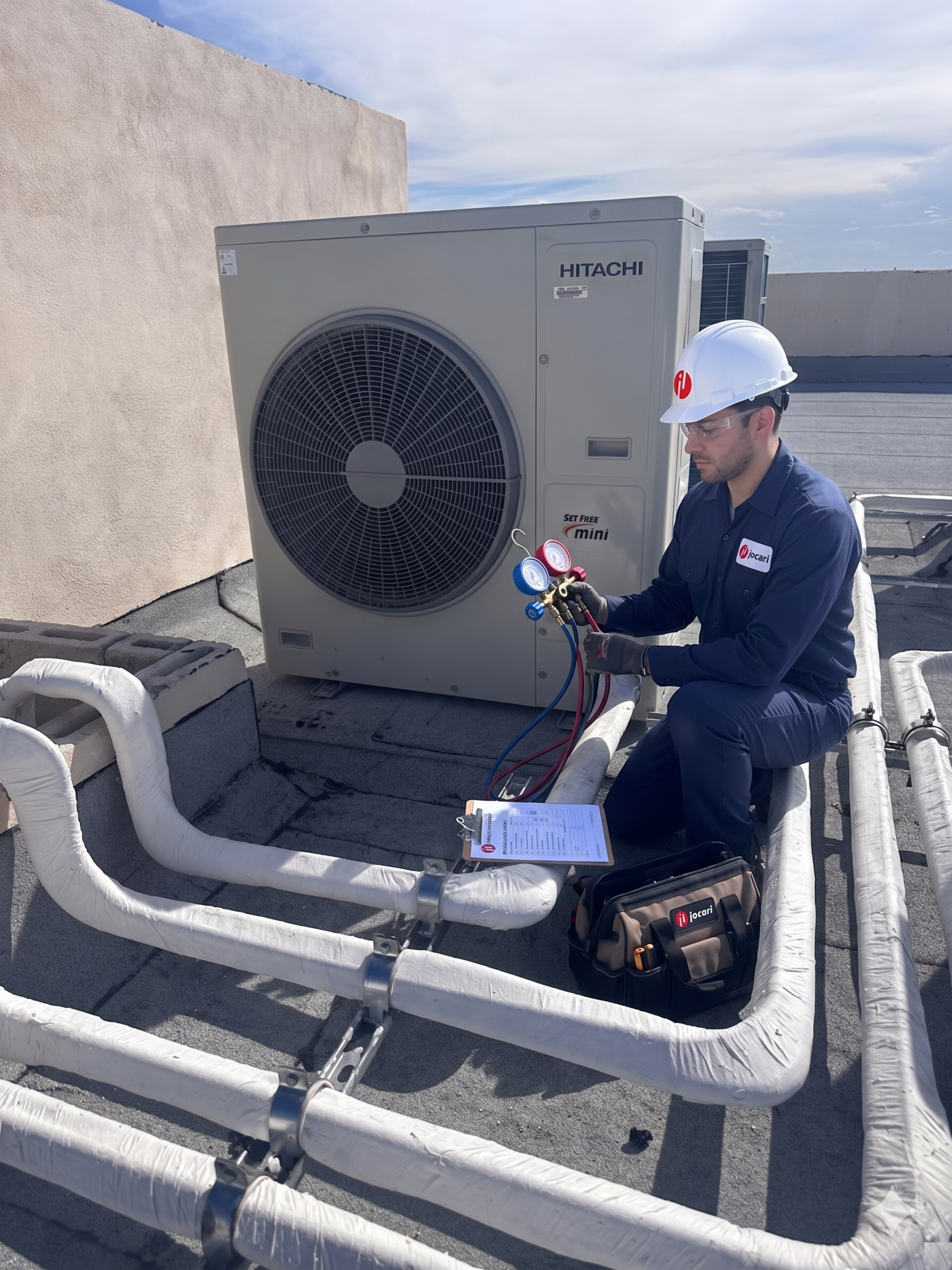 Mantenimiento de aire acondicionado industrial